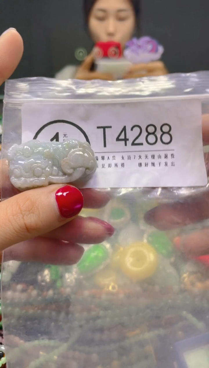 颈饰未镶嵌翡翠/T/翡翠A货，一件也是批发价