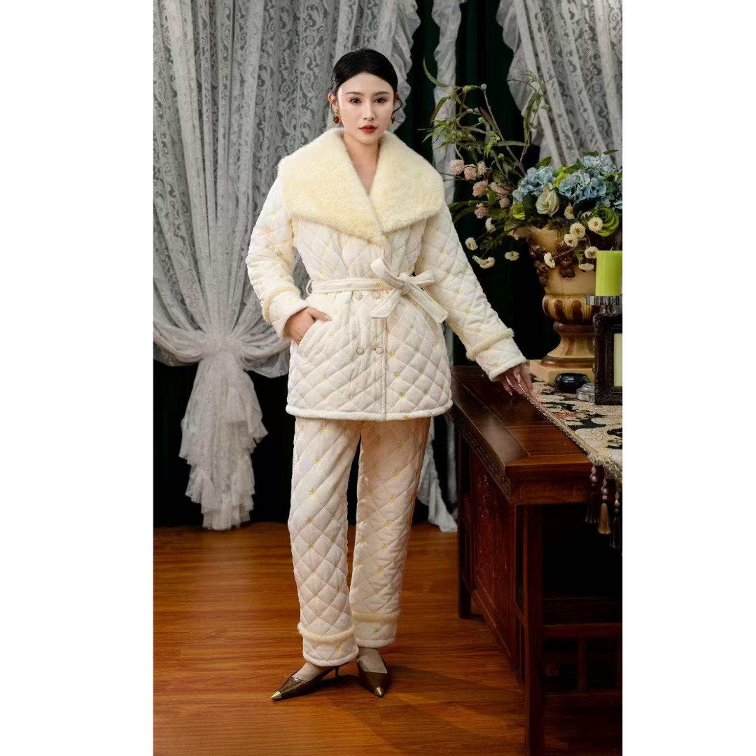 邑夏公主轻奢高端大气睡衣可家居外穿