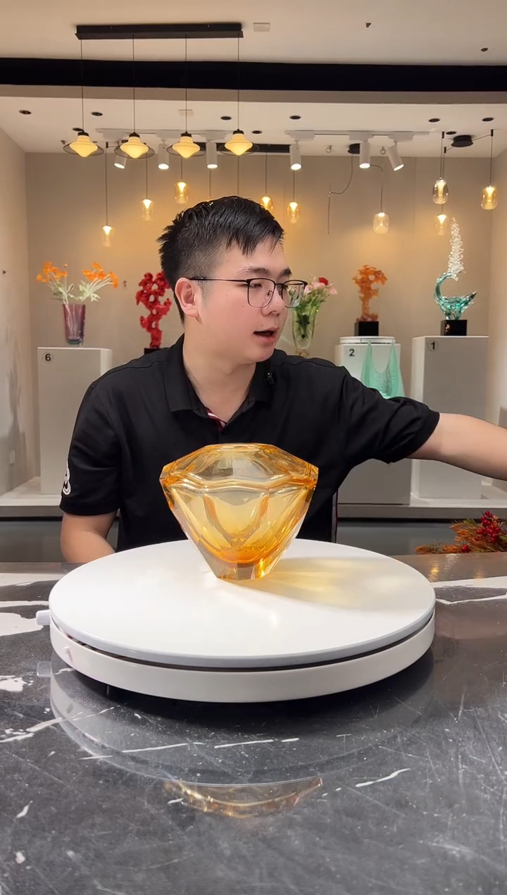 摆件巴比特美学-钻石小花器