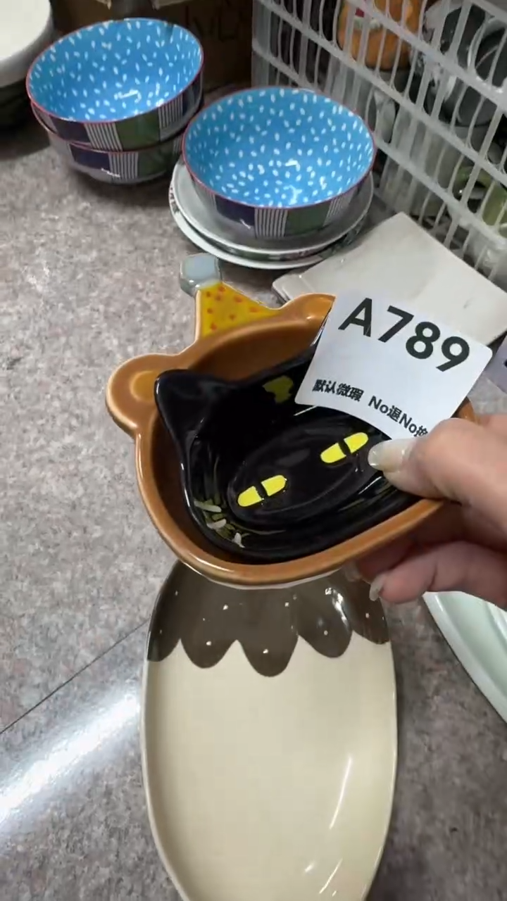 摆件陶笑*。默认微瑕！满20发货