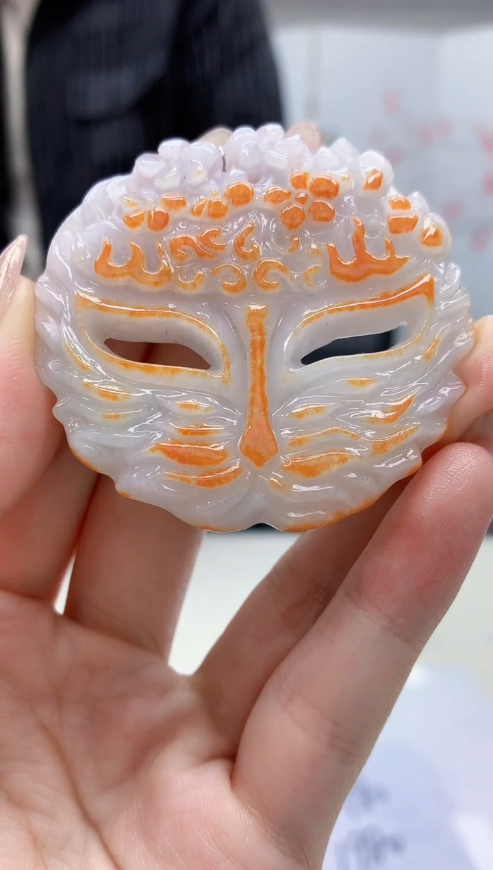 【闪购商品】定制翡翠未镶嵌5153jw-毛货挂件68