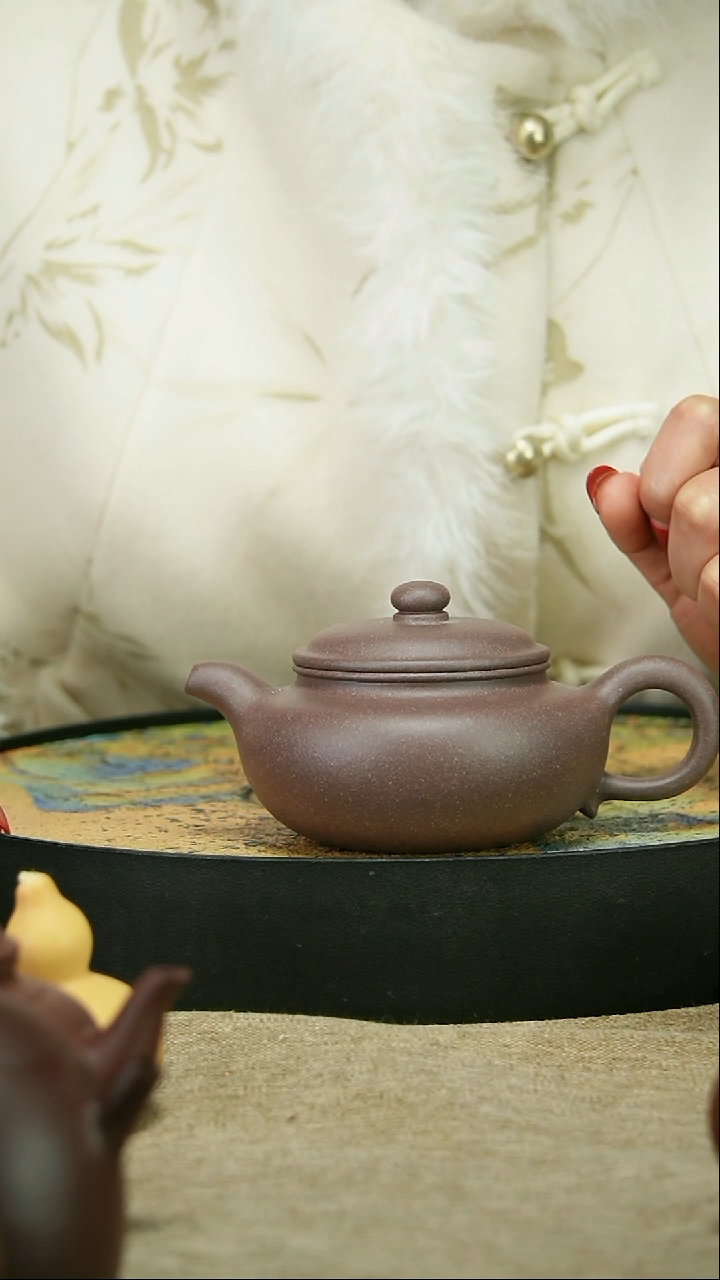 【闪购商品】紫砂茶壶lw 天青 仿古
