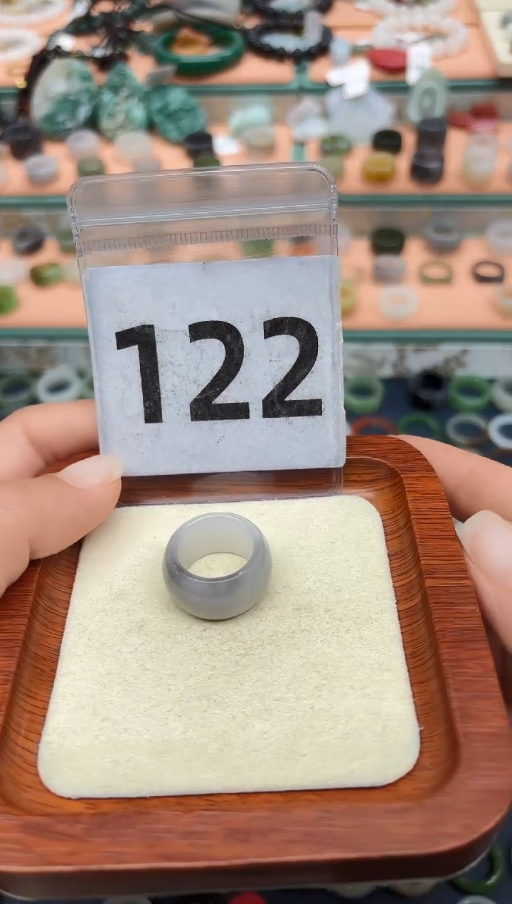 和田玉未镶嵌戒指12号