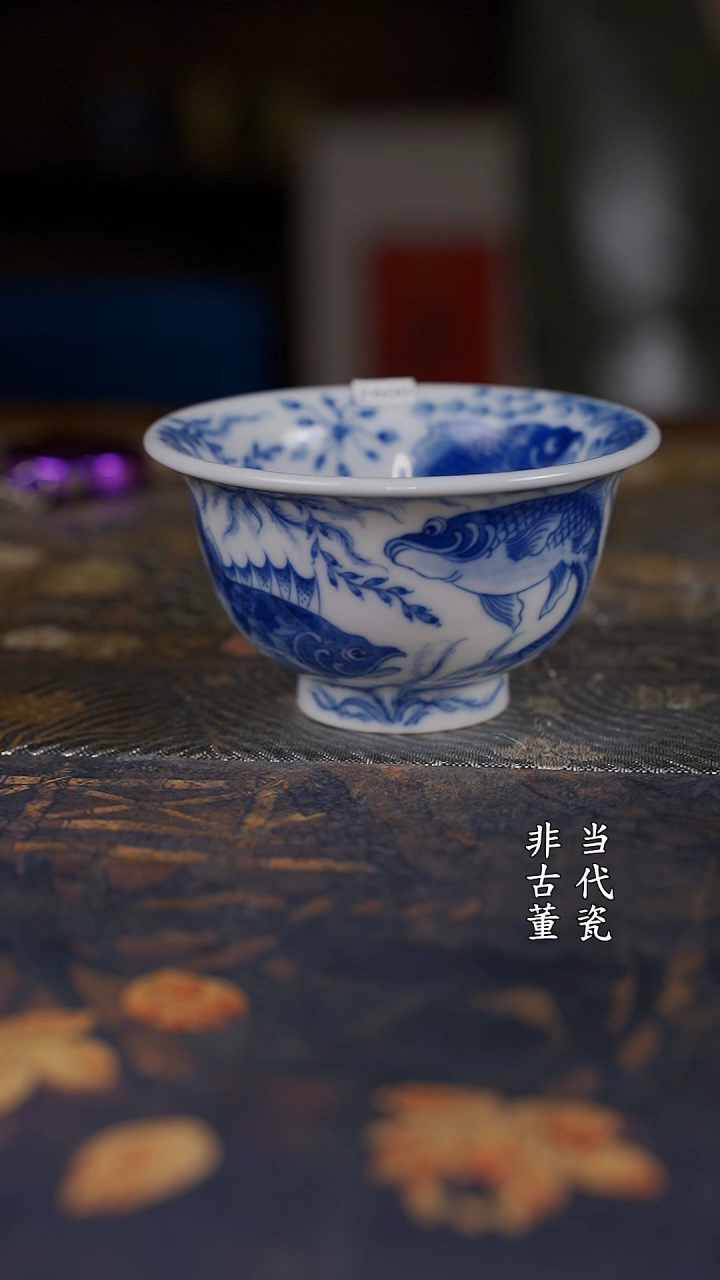 望月怀古 鱼藻满绘压手