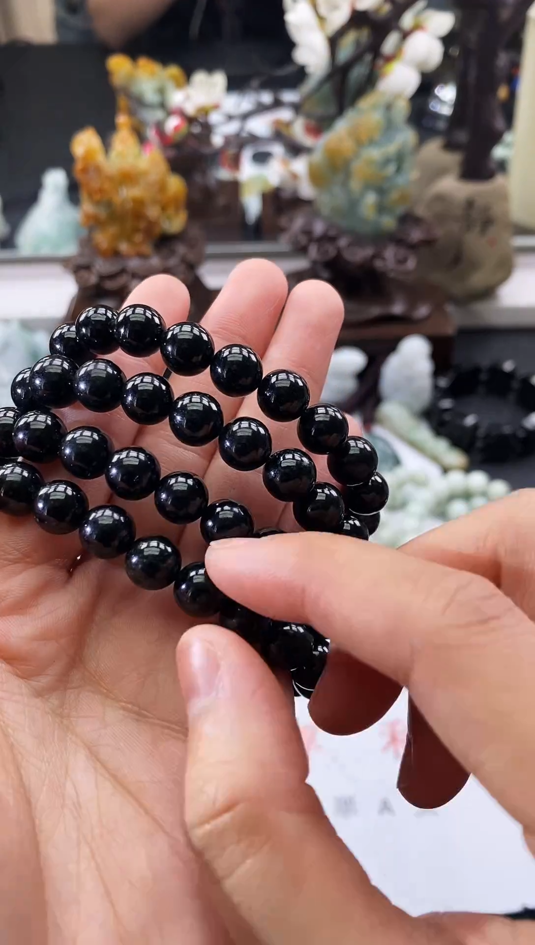 颈饰未镶嵌翡翠天然缅甸A货翡翠9mm