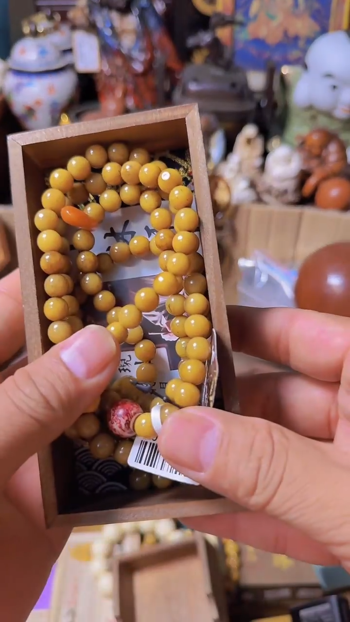 回流直播间手把件摆件