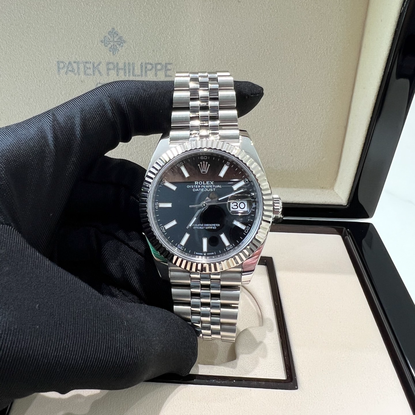 95新 Rolex/劳力士 25年劳力士日志126334黑条