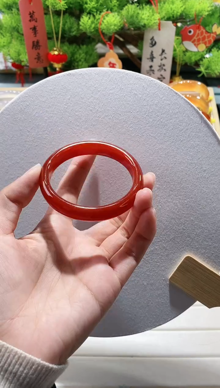 【闪购商品】玛瑙/玉髓手镯未镶嵌14-54.6