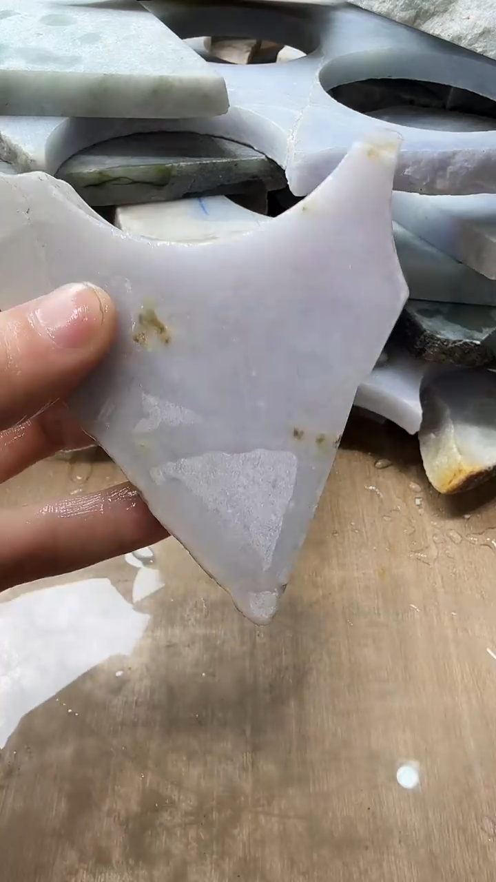 裸石翡翠天然翡翠A货花597