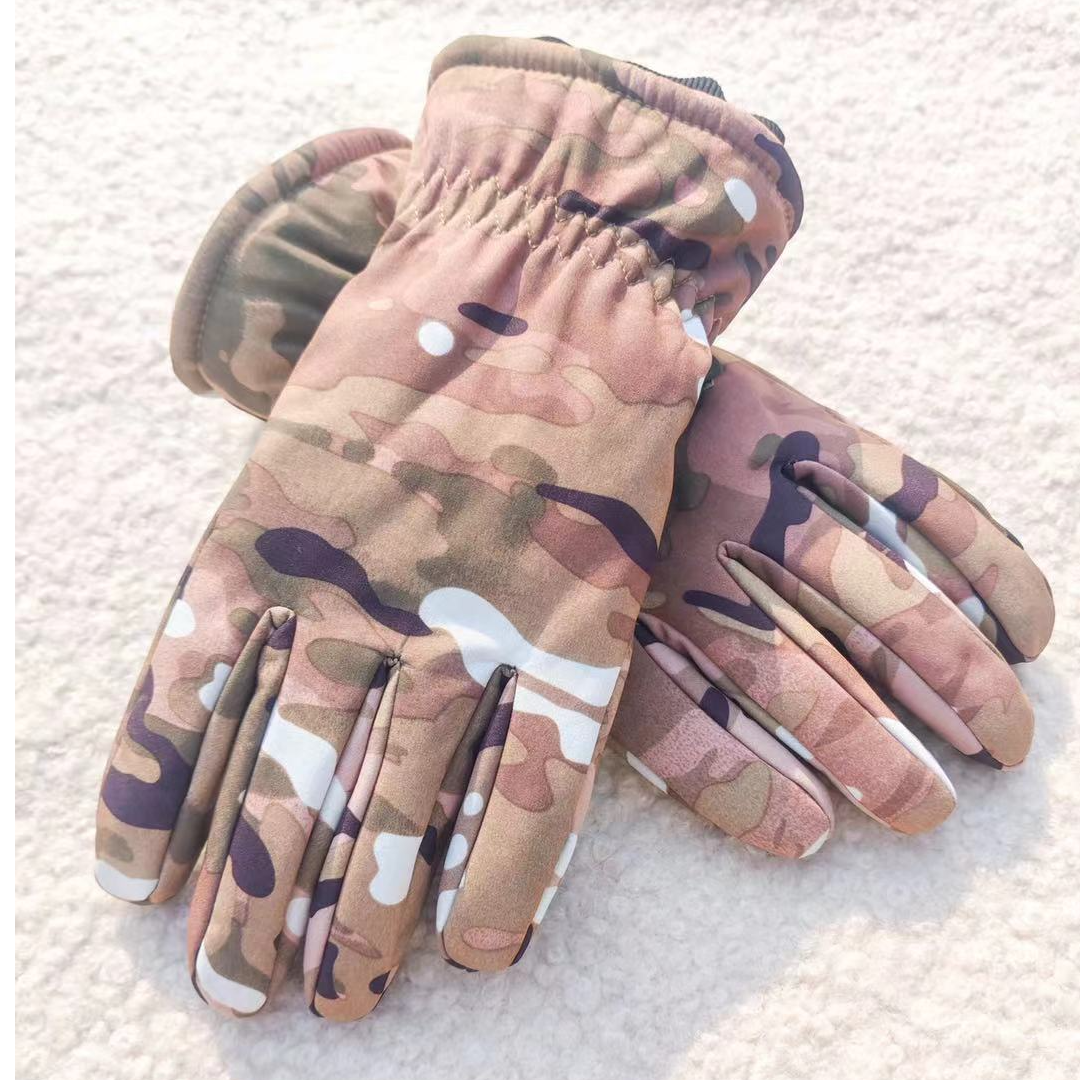 冬季骑行手套滑雪手套男保暖加绒触屏防滑防水户外骑行摩托车防风