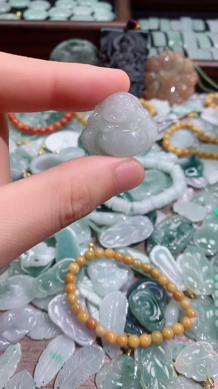 吊坠(不含链)未镶嵌翡翠天然A货翡翠（不含链）