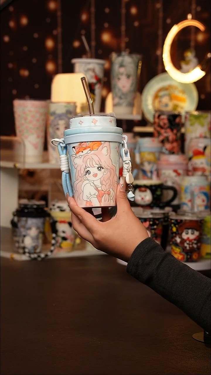 (玉泥）景德镇手工手绘文创陶瓷杯