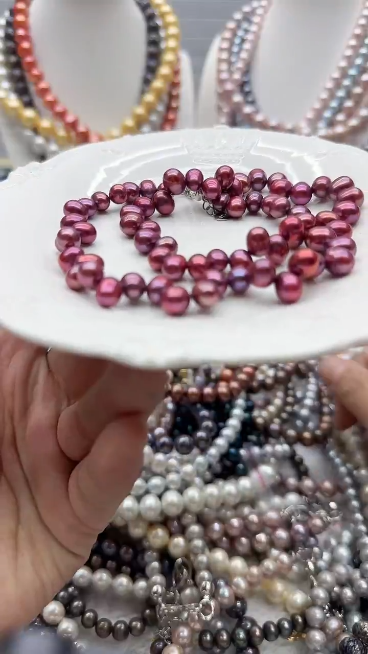 淡水珍珠未镶嵌项链3