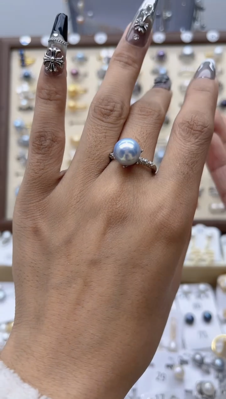 【闪购商品】淡水珍珠戒指合金68