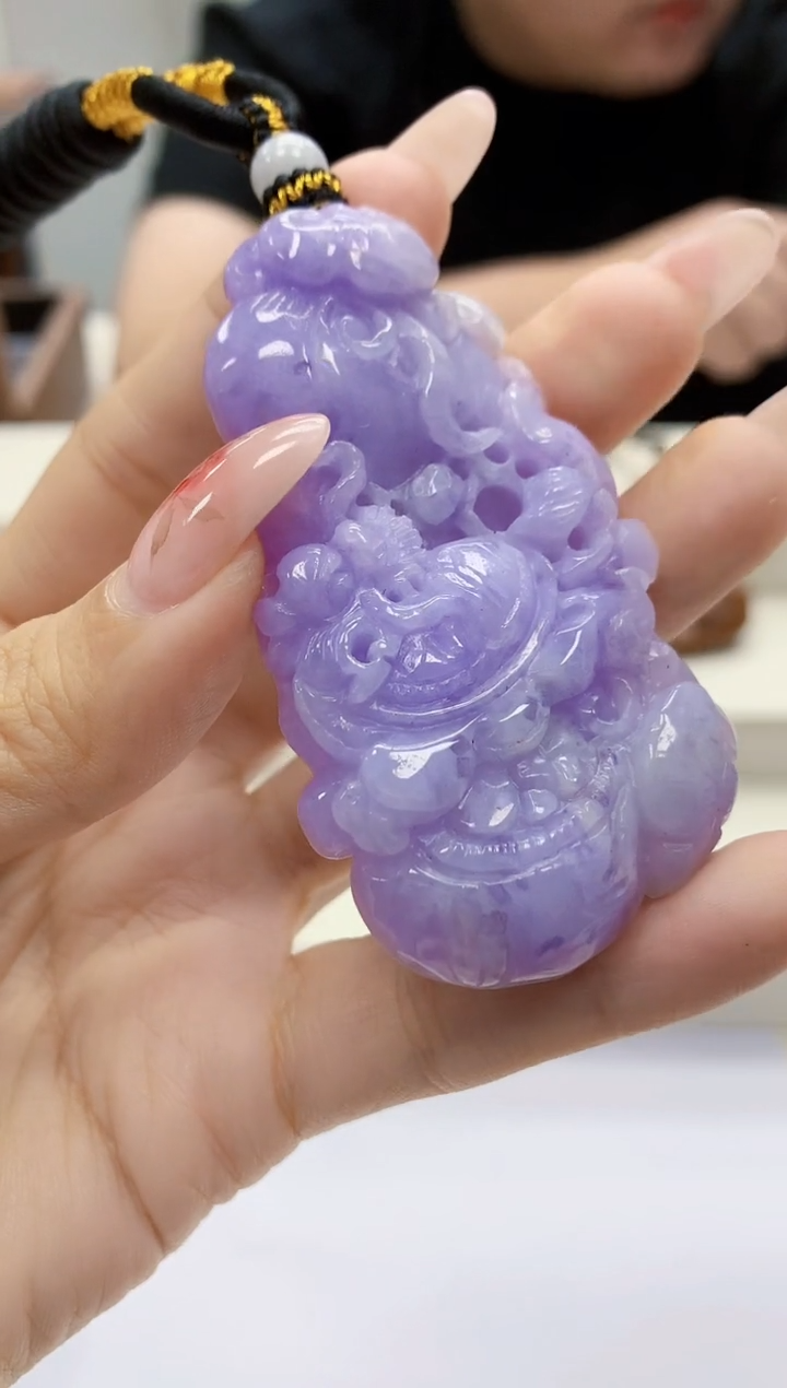 未镶嵌定制翡翠5060ty-毛货挂件94