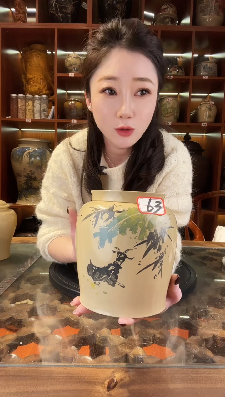 【闪购商品】缸李旭泽作品小茶罐@63