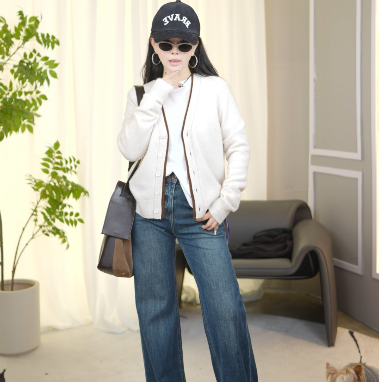 【澜姐推荐】时尚休闲百搭显瘦裤子毛衣外套组合专拍