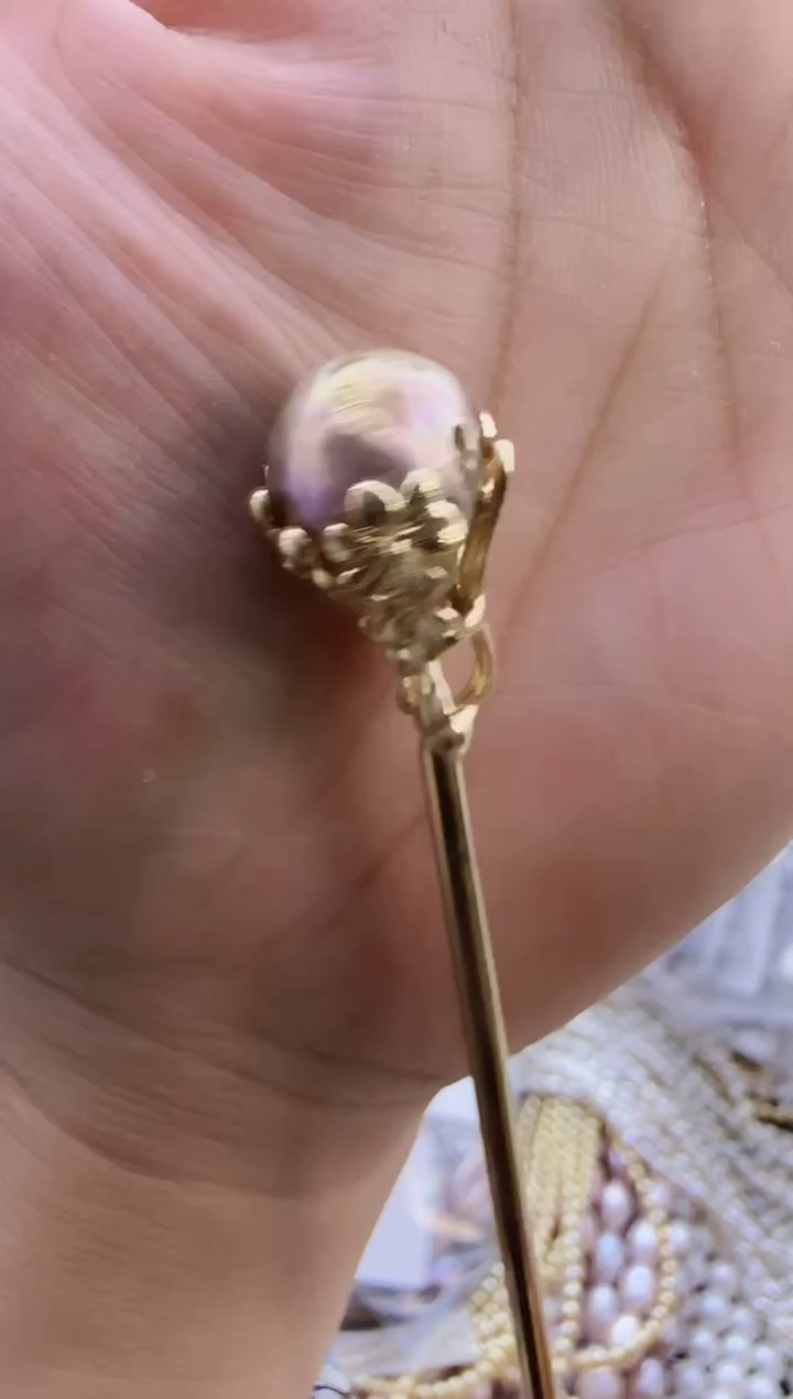 【闪购商品】淡水珍珠发簪未镶嵌540