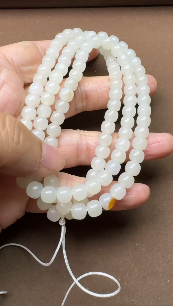 【闪购商品】和田玉颈饰未镶嵌卡7珠链108