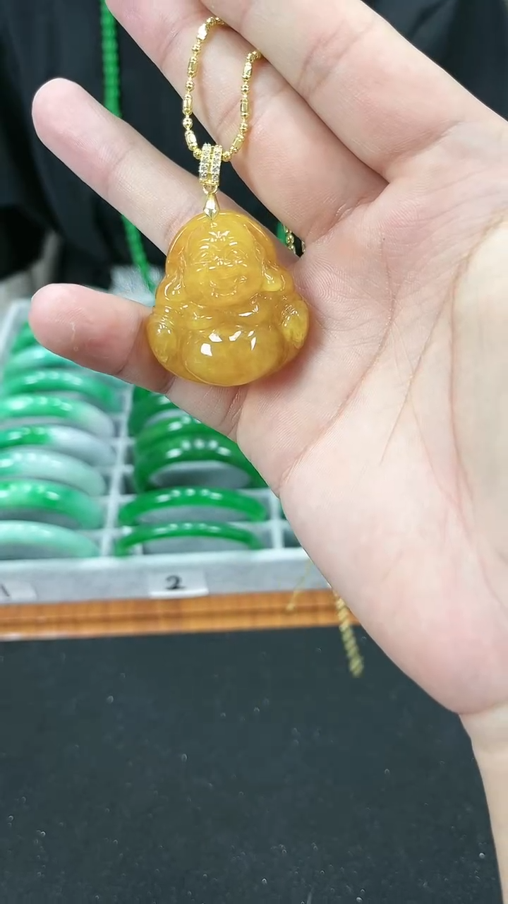 【闪购商品】砖雕s13 黄大佛公吊坠