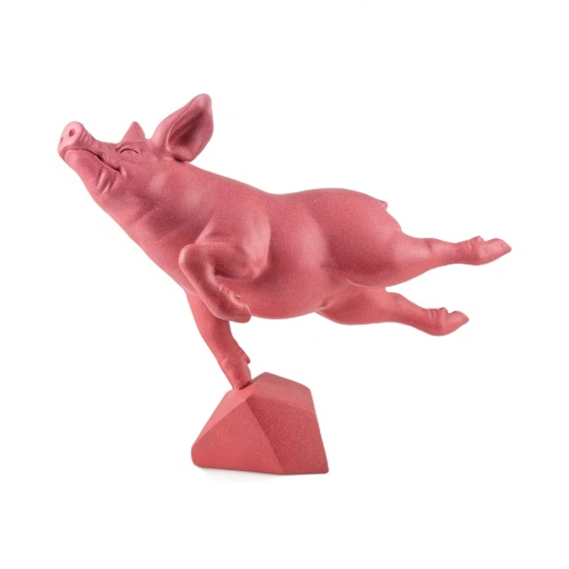 蹬红走绿｜蔡江南 雕塑艺术家 当代抽象艺术限量雕塑作品摆件收藏