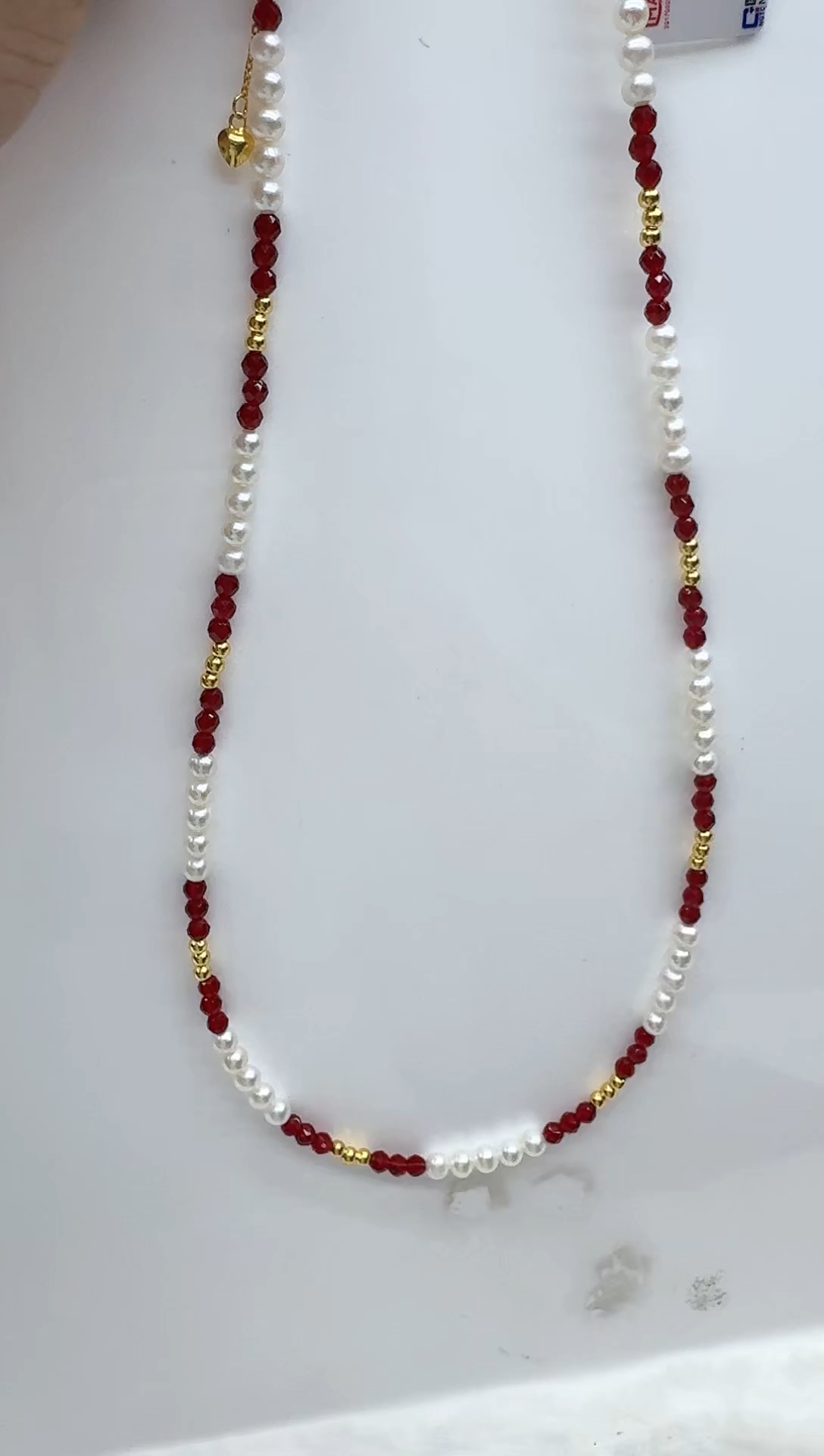 【闪购商品】淡水珍珠颈饰银S925镶嵌非基地发货不带证书