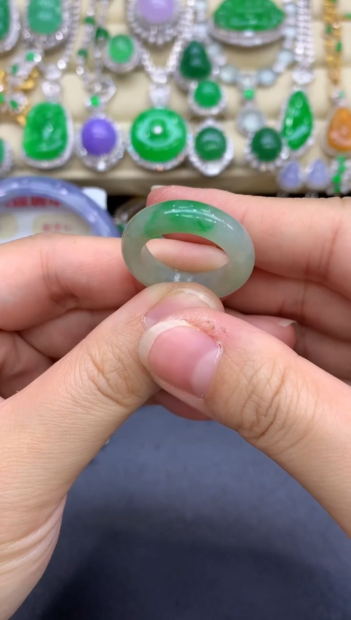 未镶嵌戒圈翡翠449-中国好珍宝