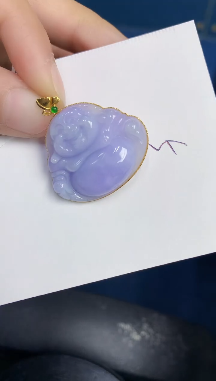 【闪购商品】翡翠颈饰18K金镶嵌000000000