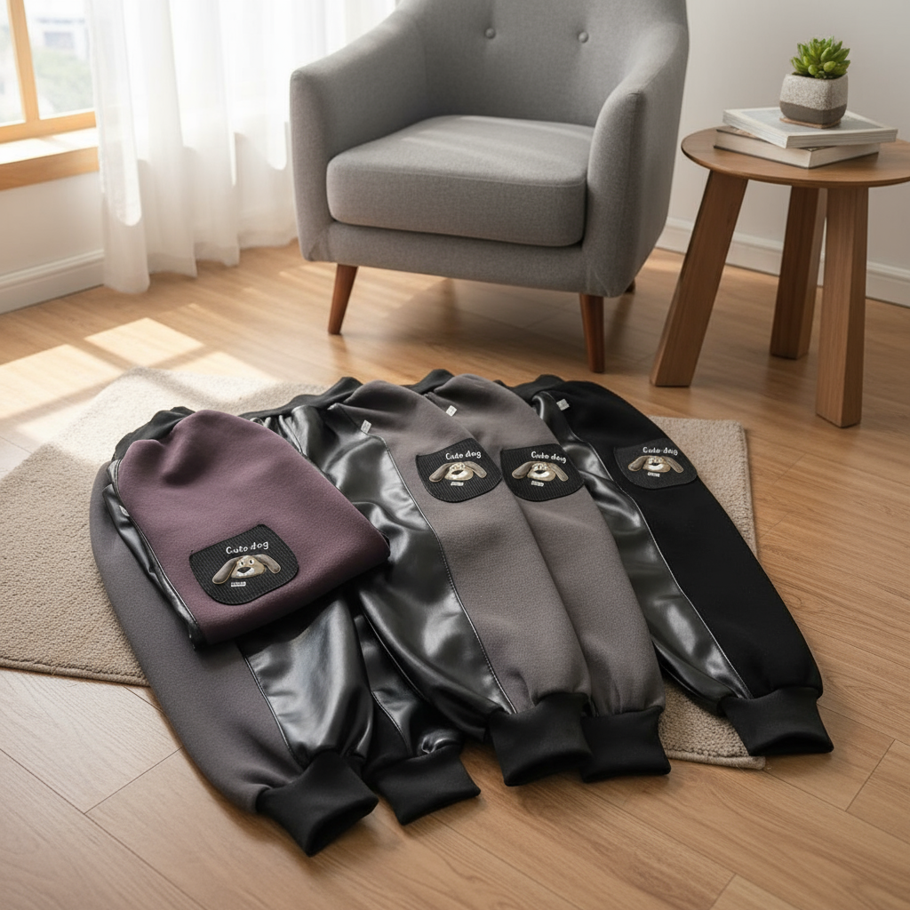 爆版2025宝宝防尿皮裤，开档长裤秋冬