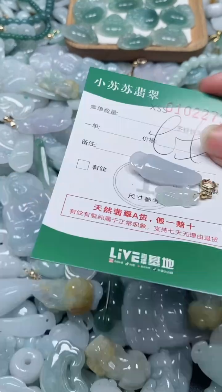 【闪购商品】翡翠颈饰未镶嵌闪购商品0102273