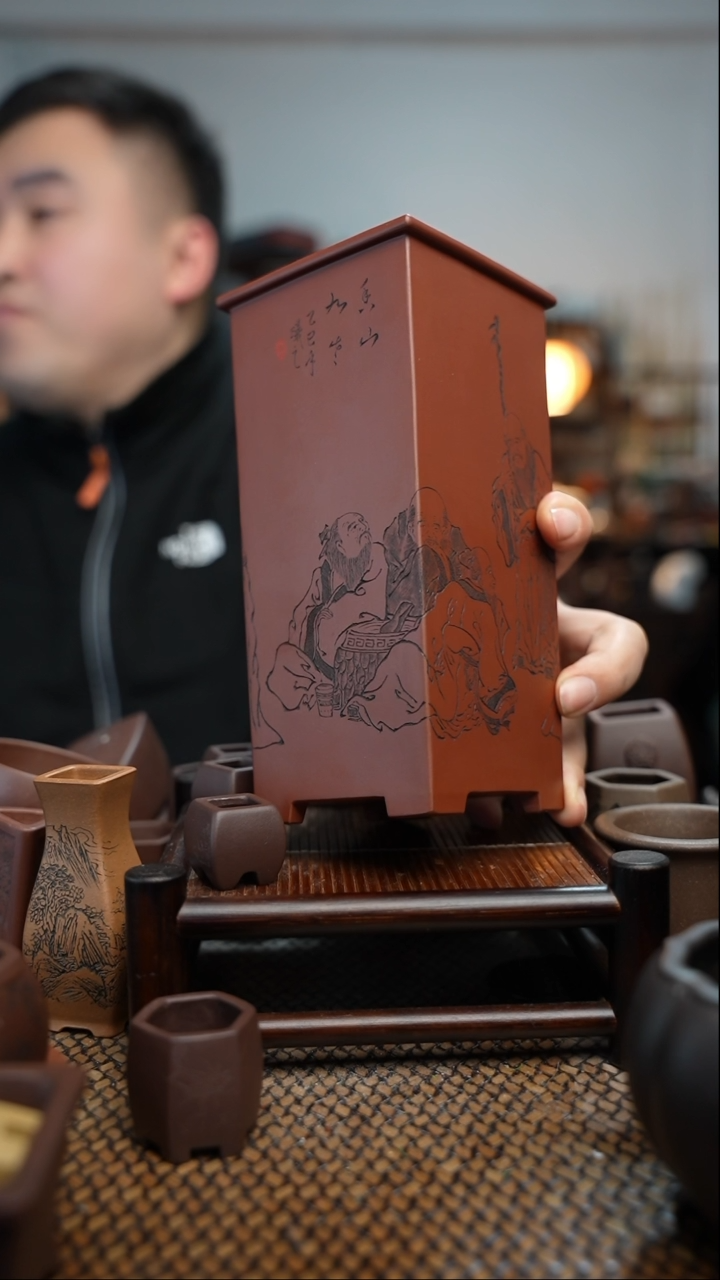 【闪购商品】紫砂花盆長木軒精品紫砂