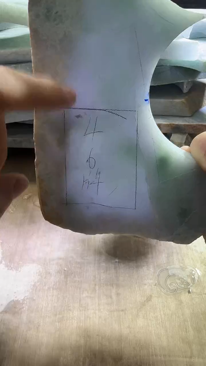 裸石翡翠天然翡翠A货花70