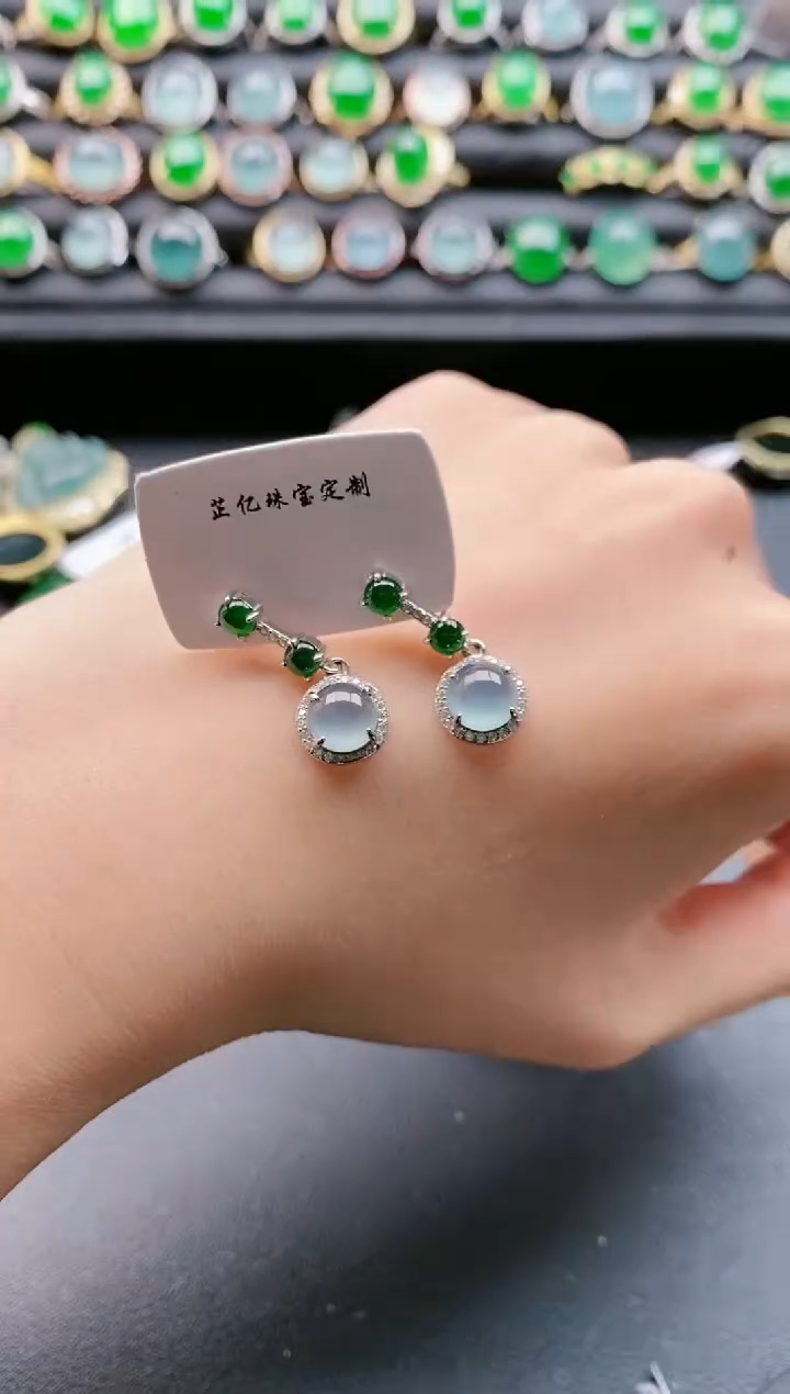 【闪购商品】翡翠戒指银S925镶嵌11111