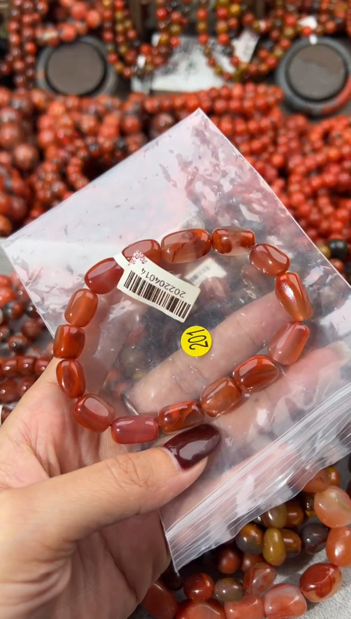 未镶嵌手串南红玛瑙1