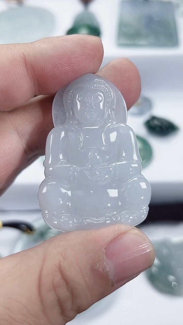 颈饰未镶嵌翡翠天然缅甸A货翡翠