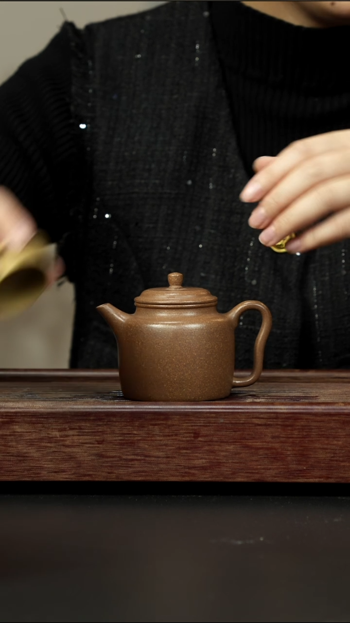 茶壶紫砂芝麻绿 汲直 180cc左右