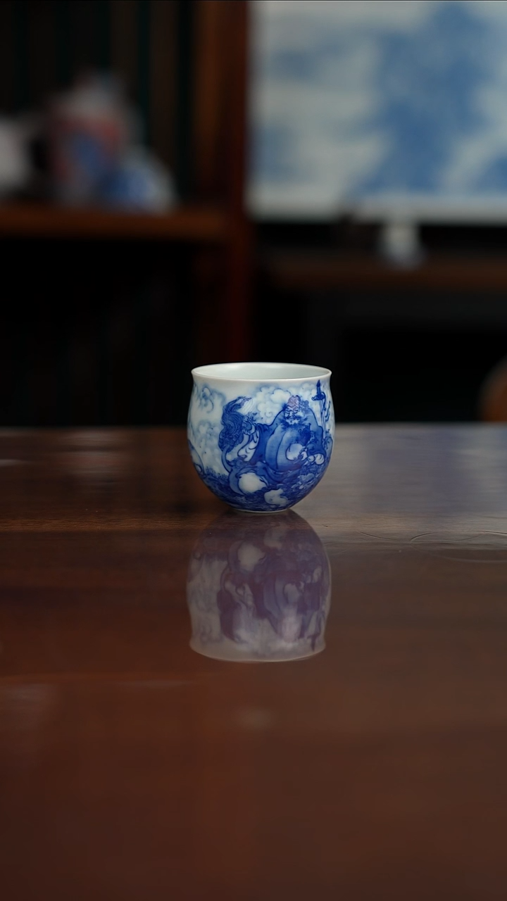 晓竹窑 钟馗镇宝图