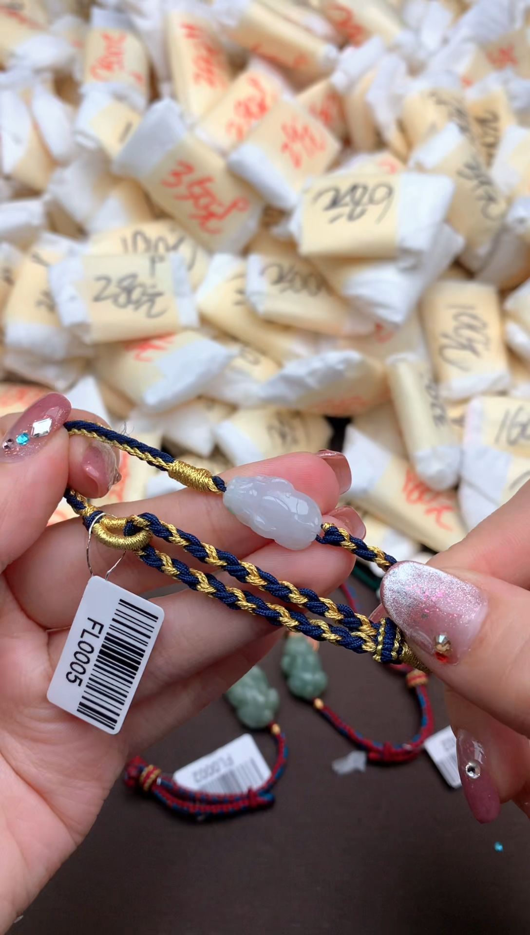 【闪购商品】翡翠手绳未镶嵌一