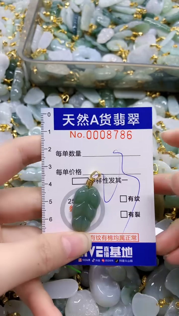 颈饰未镶嵌翡翠天然A货翡翠