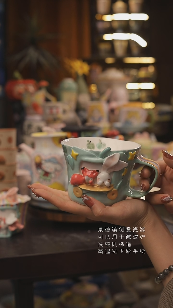 景德镇釉下彩绘设计师款式陶瓷