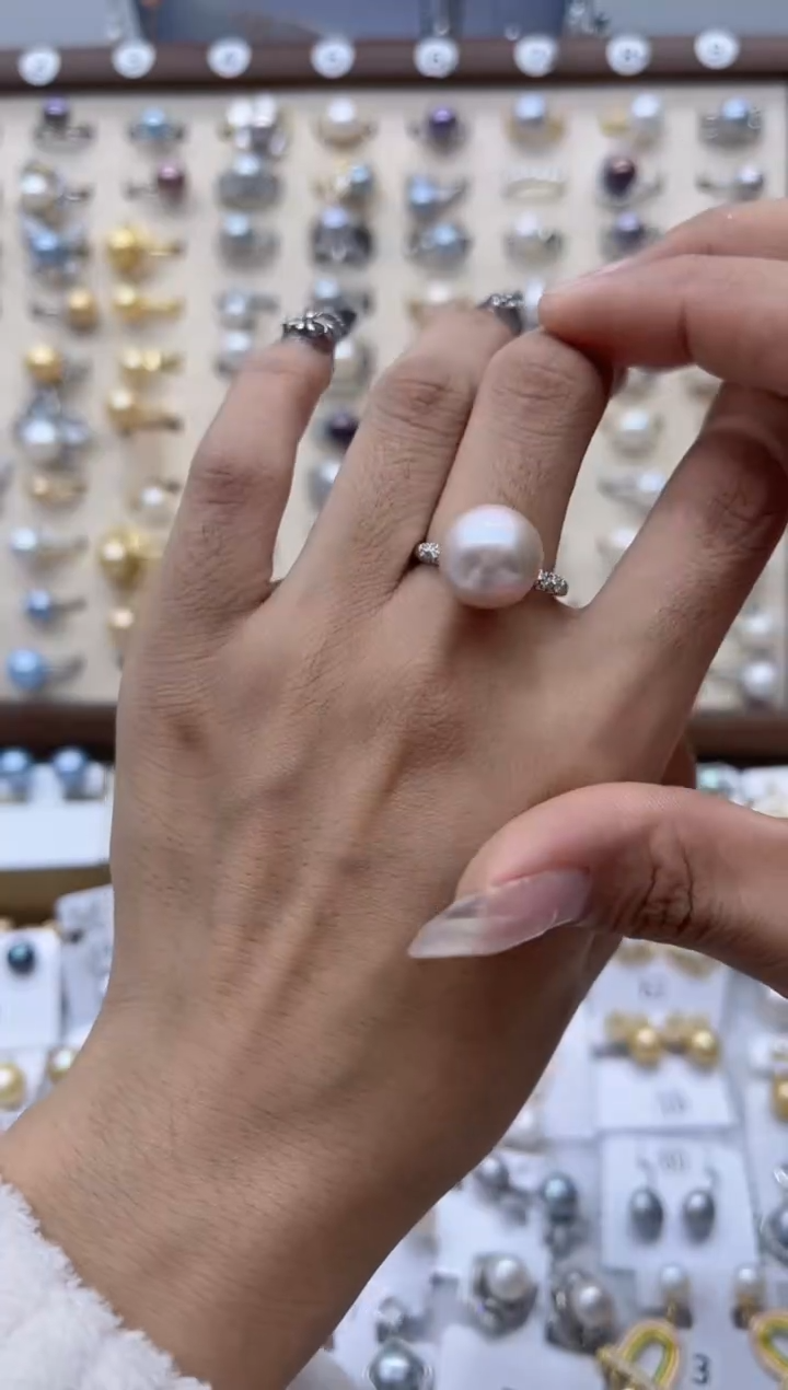 【闪购商品】淡水珍珠戒指合金32