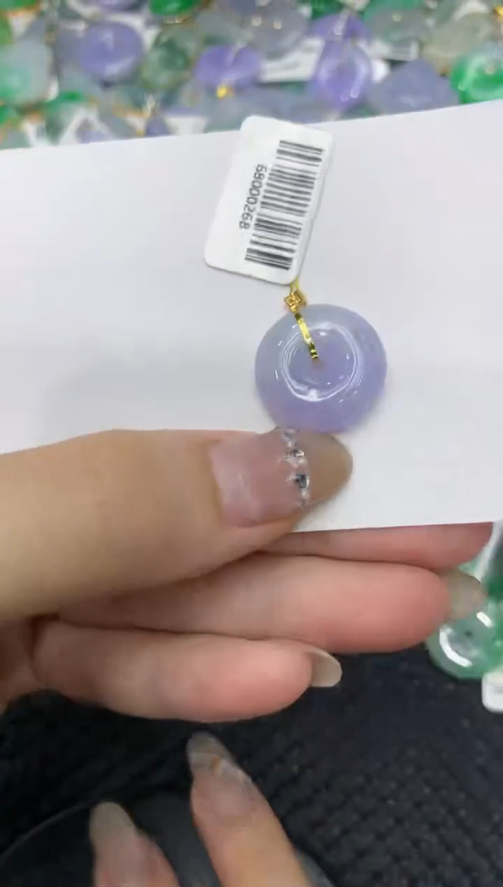 【闪购商品】翡翠颈饰18K金镶嵌222222222