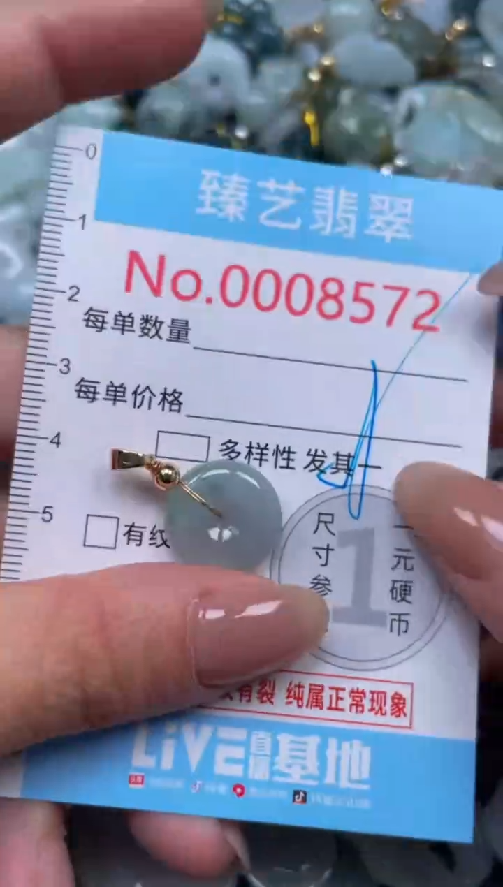 颈饰未镶嵌翡翠8572