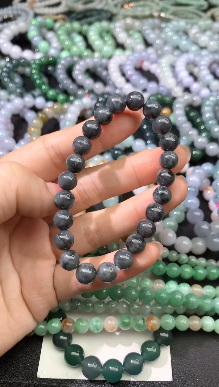 未镶嵌手链翡翠手串