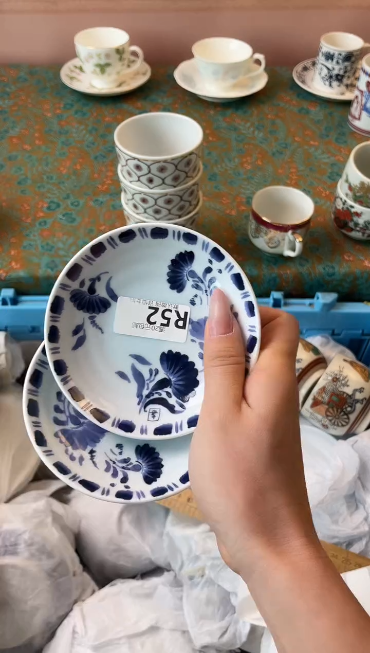 瓷片鲤*旗瓷器瓷器R52
