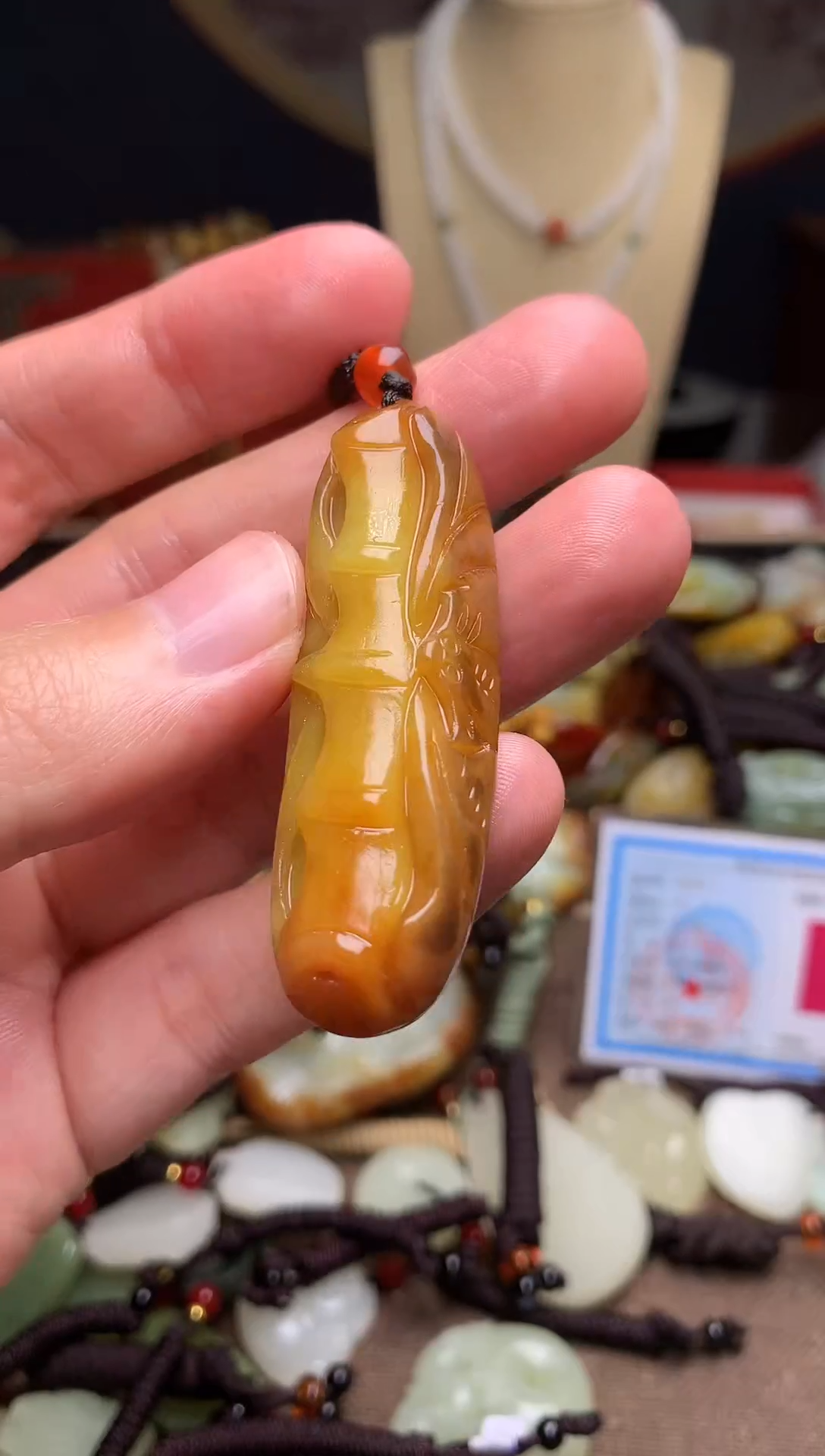 颈饰未镶嵌和田玉新疆料青海料清水和田玉吊坠