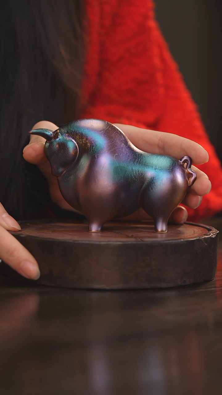 【闪购商品】杯61柴房陶瓷丨窑宝牛