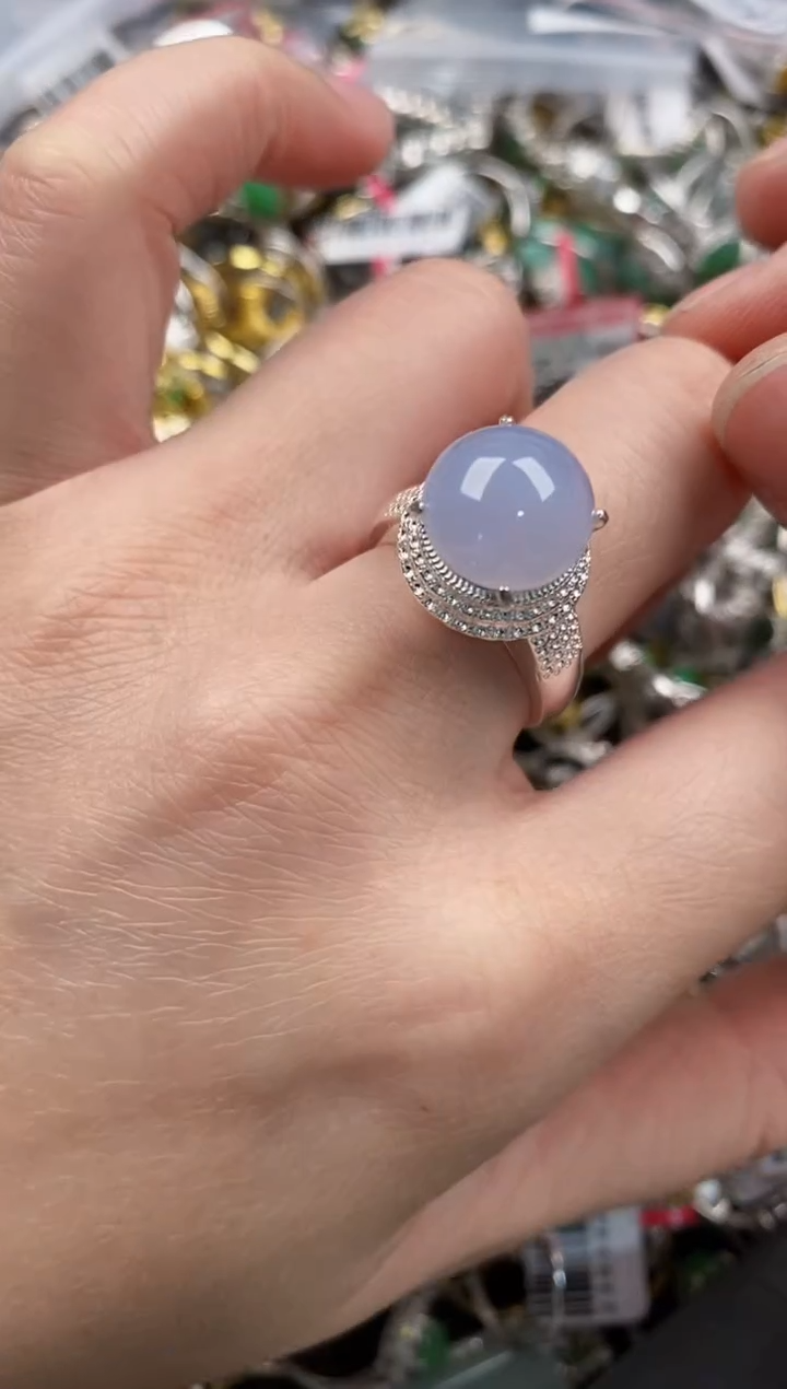 未镶嵌戒指翡翠444   9