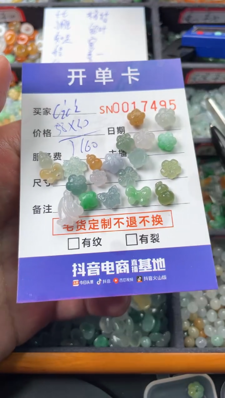 翡翠未镶嵌颈饰?****?00017495