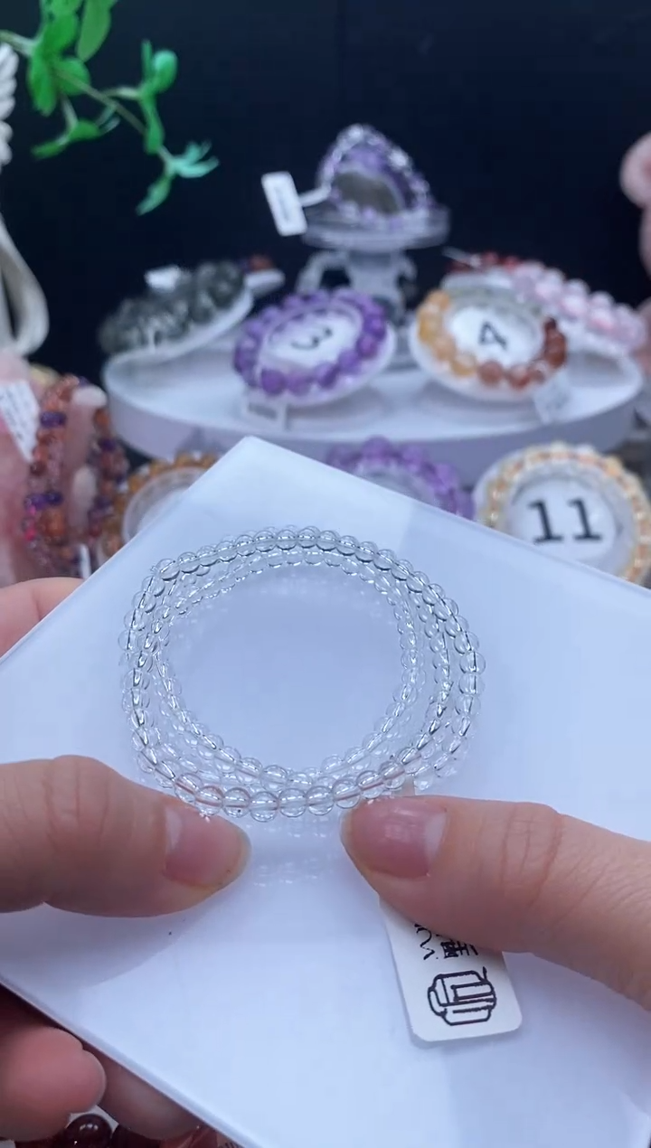 【闪购商品】水晶手链未镶嵌白水晶